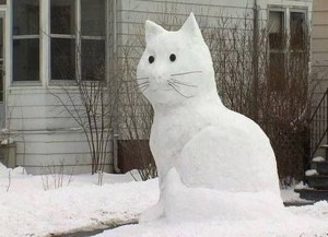 Mauws en Mimi - Snowman Kitty